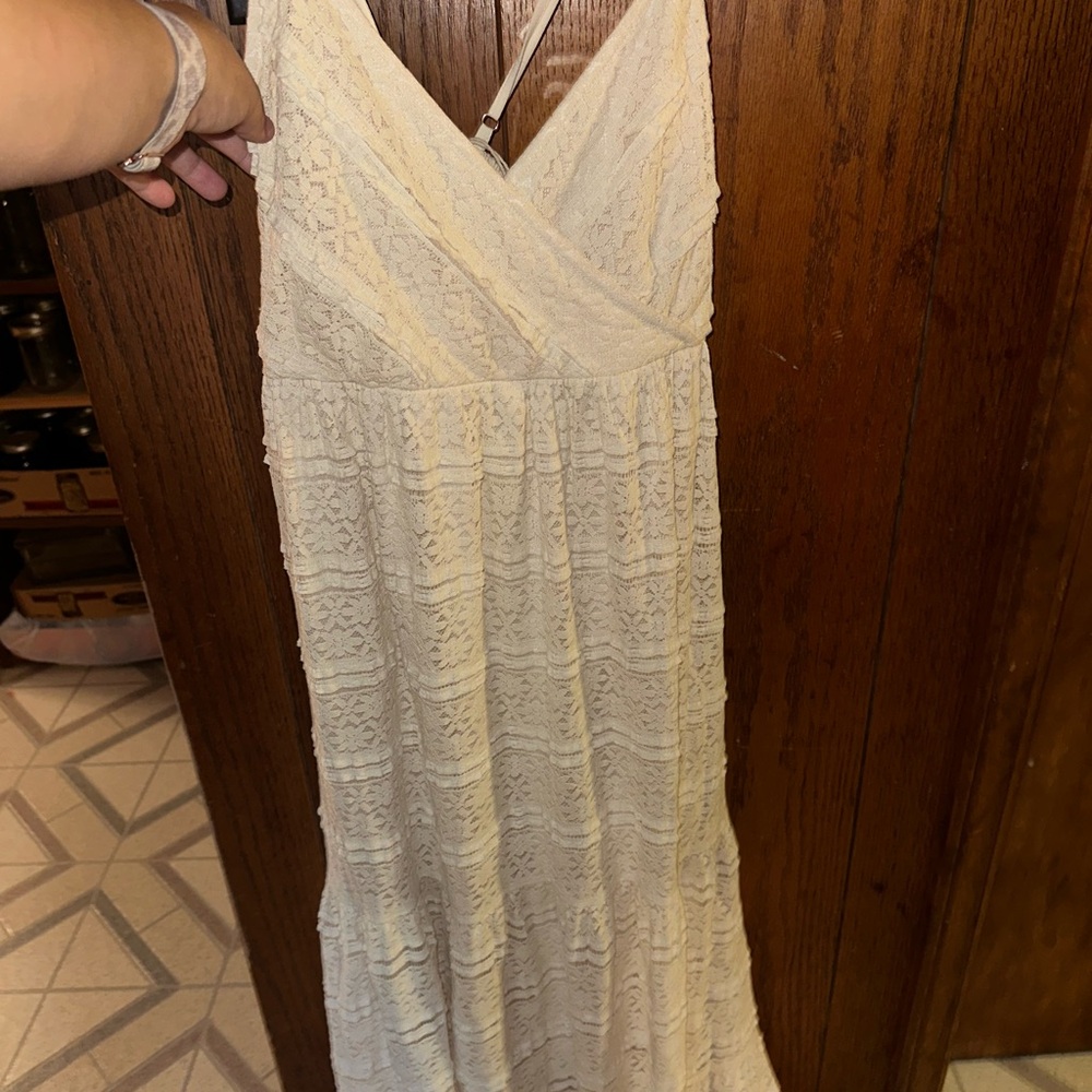 Lovestitch Ivory Lace Maxi Dress